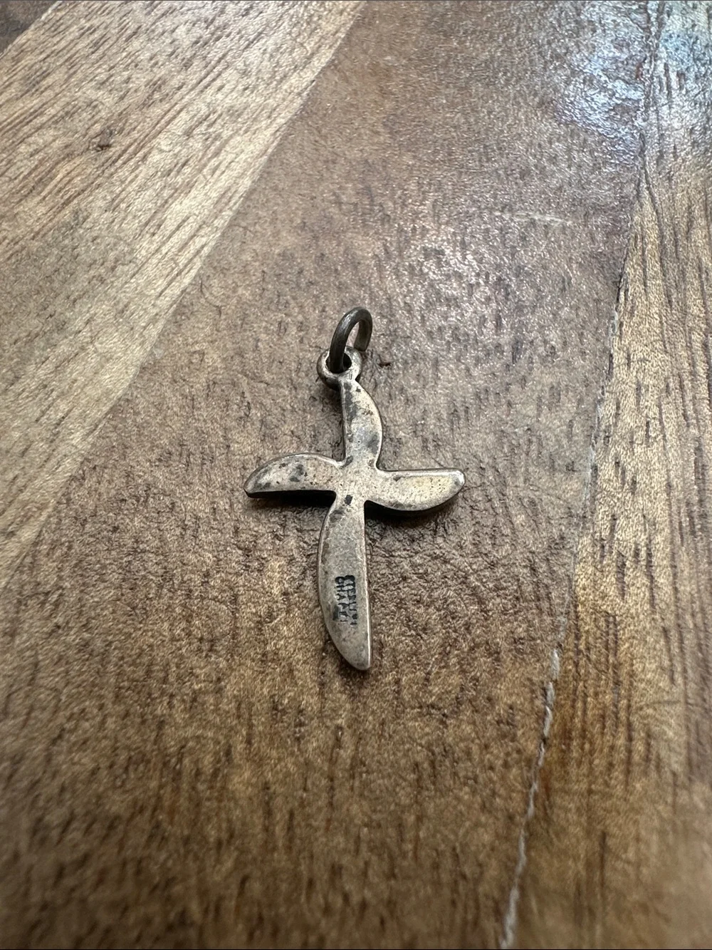 Dainty Vintage Cross Sterling Pendant